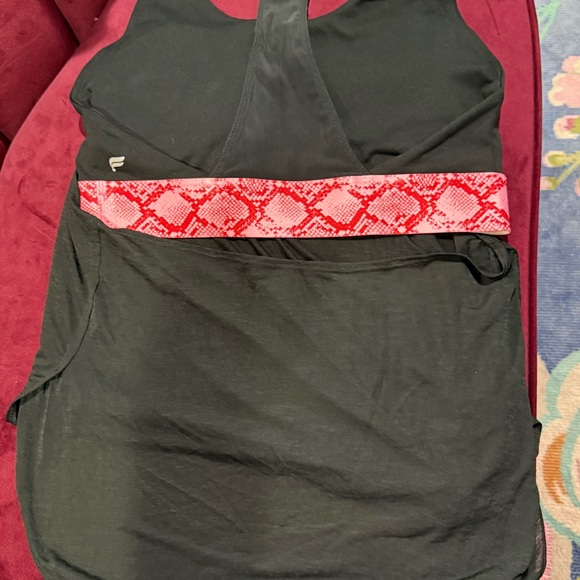 Fabletics Set persimmon python pattern top M, bottom S - Picture 5 of 5